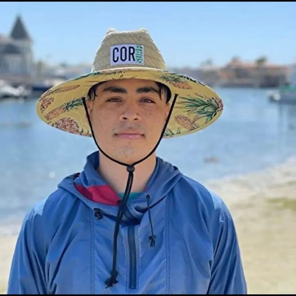 NWT COR Surf Straw Lifeguard Sun Hat